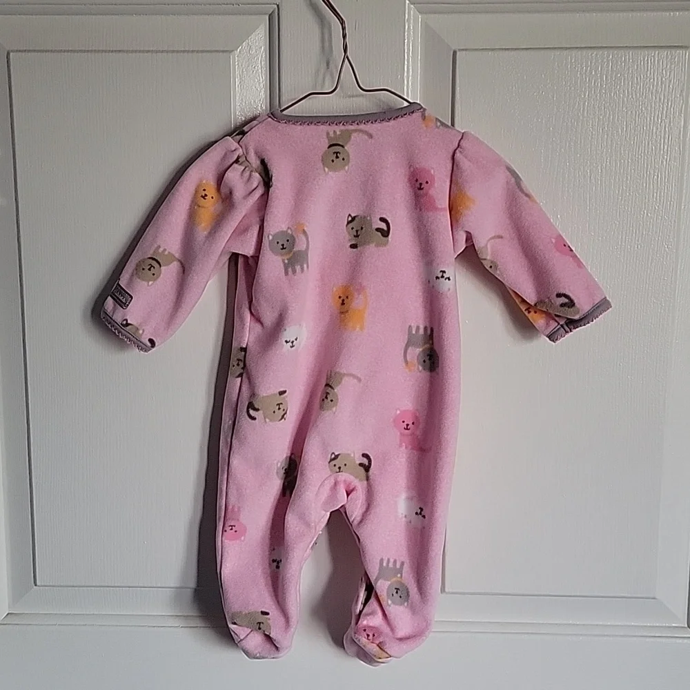 Carter's Child of mine, 0-3 months pink sleeper.